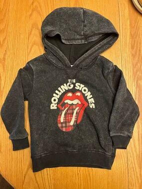 Toddler 2T Rolling Stones Logo Hoodie